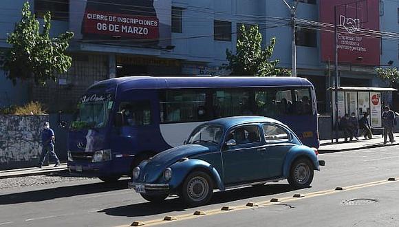 Buses y taxis operan desde hoy en Arequipa, pero sin descarte de COVID-19