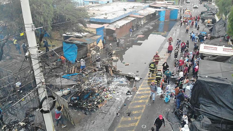​Incendio consume 22 puestos del mercado Pacocha en Ilo