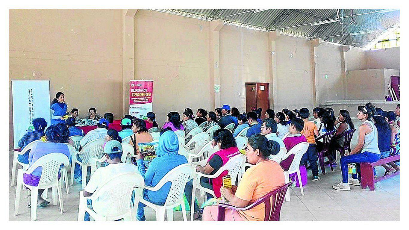 Capacitan a población del distrito de Paita contra el dengue