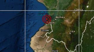 Tumbes: sismo  de magnitud 4,1 se reportó en Tumbes, señala IGP