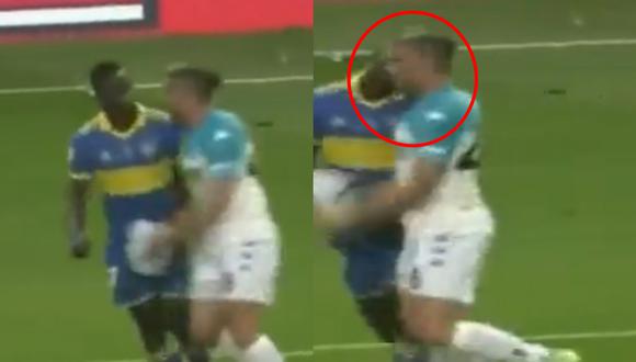 Las cámaras publicaron el video del preciso instante en el que Luis Advíncula agrede a Emiliano Insúa. Foto: @SportsCenter.