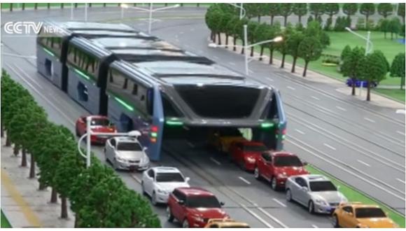 YouTube: Este es el bus del futuro que combatirá el tráfico vehicular