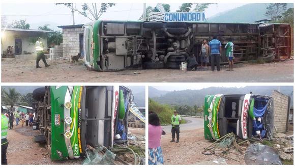 Chanchamayo: Un muerto y alrededor de 22 heridos deja accidente de bus Turismo Central