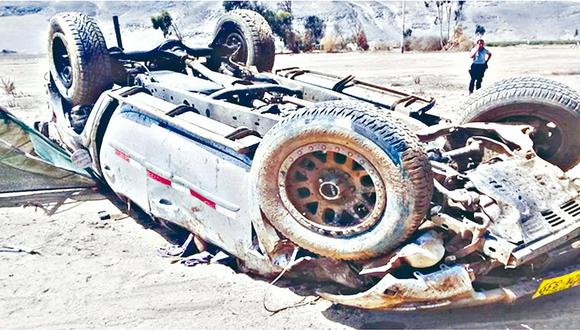 Empresario chimbotano muere tras despistarse su camioneta en Huarmey