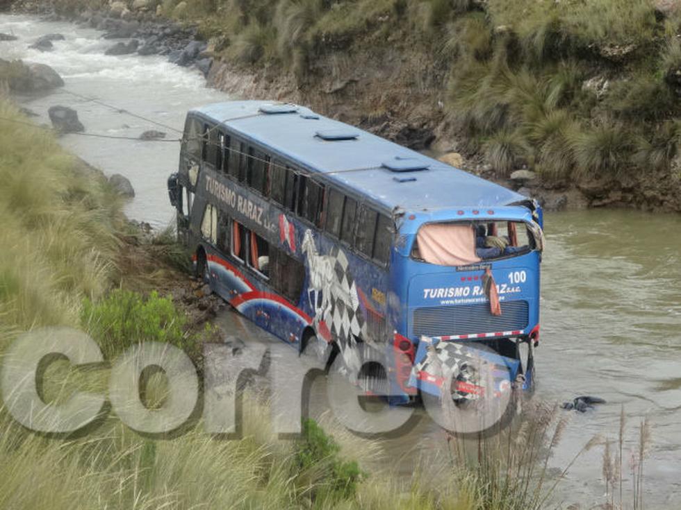 La Oroya: 47 heridos deja despiste y volcadura de bus  
