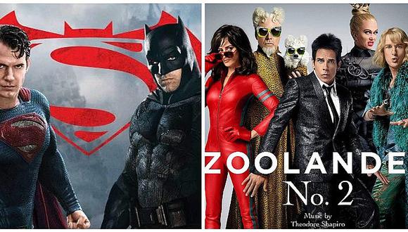 "Batman Vs Superman" y "Zoolander 2" compiten como lo peor del cine 2017