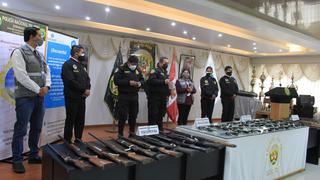 Decomisan gran cantidad de armas de fuego en Puno (FOTOS)