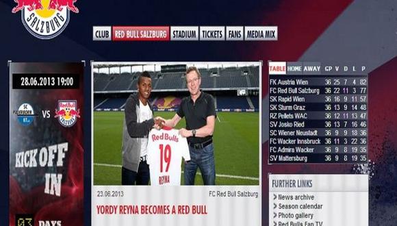 Yordy Reyna fue presentado en su nuevo club