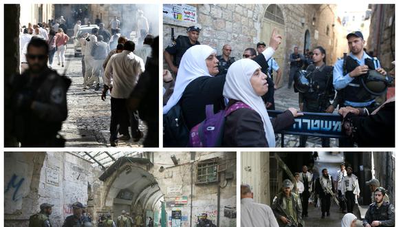 Israel prohíbe la entrada a palestinos a la Ciudad Vieja de Jerusalén tras ataques mortíferos