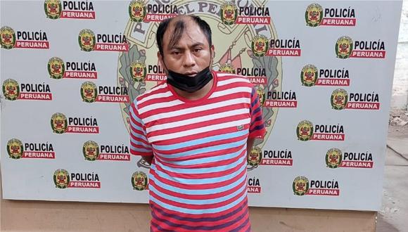 Segundo Augusto Sullón Silva fue llevado a la sede de la Policía Judicial de Tumbes.