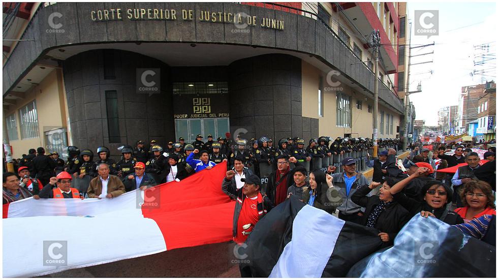 Huancayo marcha contra la corrupción (VIDEO)