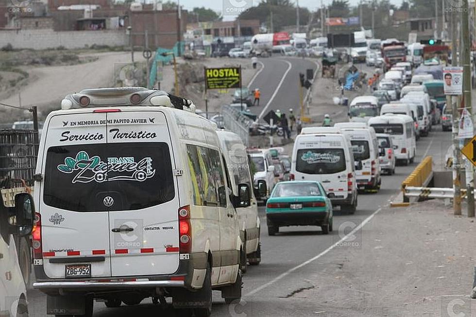 ​Tránsito restringido en calles de Arequipa, debido a protesta