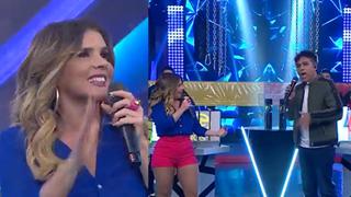 Johanna San Miguel se presentó afónica en “EEG” y Renzo Schuller la mandó a su casa (VIDEO)