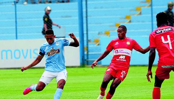 Huancayo saca  valioso empate ante Sporting Cristal en Lima