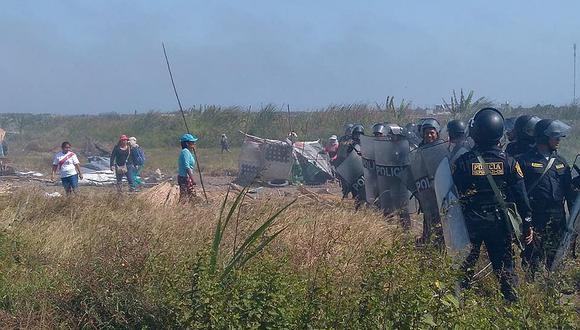 Chimbote: Desalojan a invasores de terrenos de la UNS