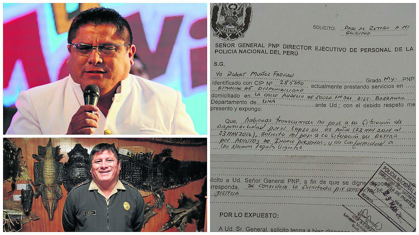 Clavito y su Chela:  Deja el uniforme de la PNP después de 24 años de servicio