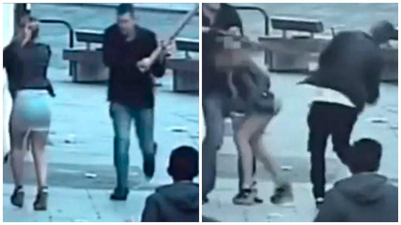 YouTube: Golpea a turista en la cabeza con una tabla por hablar español (VIDEO)