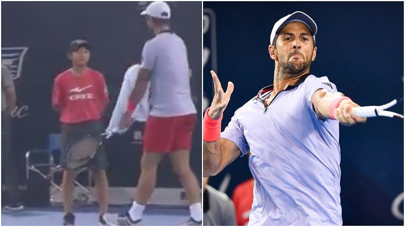 Tenista humilla a niño recogebolas y es criticado por seguidores (VIDEO)