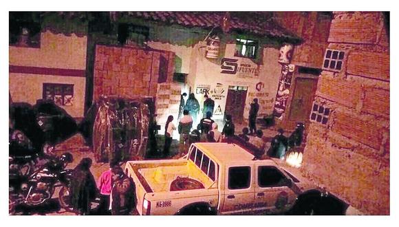 Huamachuco: Facinerosos lanzan explosivo en una ferretería