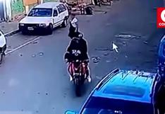 Huacho: asaltantes dejan botín de 18 mil soles tras sufrir accidente de tránsito (VIDEO)
