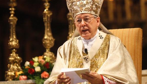 Cardenal Cipriani critica a candidatos por discutir aborto y matrimonio gay en campaña