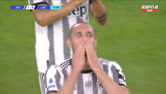Giorgio Chiellini recibe sonora ovación en su último partido en el estadio de Juventus. (Foto: ESPN)