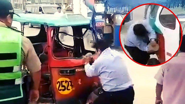 ​Villa El Salvador: conductor destruye su mototaxi para evitar que sea vendido (VIDEO)