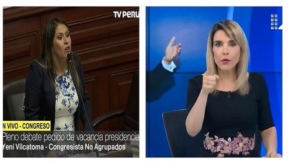 Juliana Oxenford le pregunta por 'Condorito' a Yeni Vilcatoma en vivo y ella responde (VIDEO)
