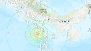 Panamá registra un terremoto de magnitud 6,8