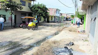 Piura: Obra de alcantarillado sigue paralizada