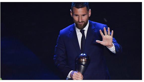 ​Lionel Messi ganó el premio The Best 2019 de la FIFA al mejor jugador 