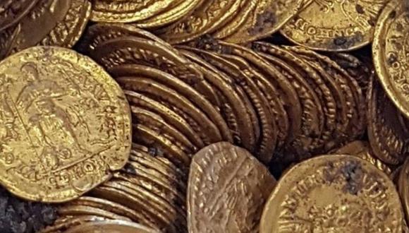 Descubren cientos de monedas de oro que fueron usadas en la época romana (FOTO)