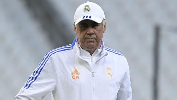 Carlo Ancelotti tiene seis títulos como entrenador de Real Madrid. (Foto: AFP)