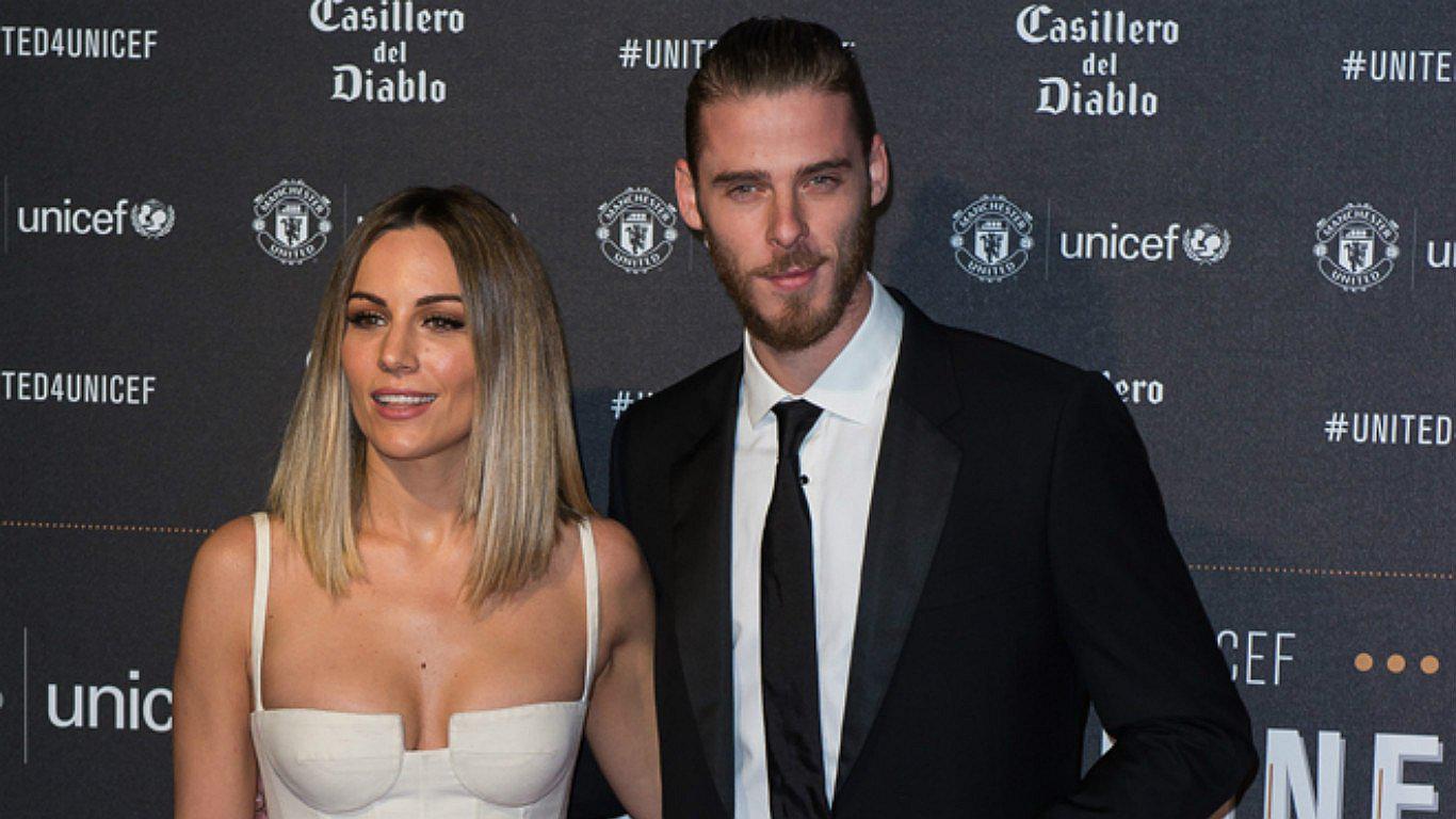 Unicef: Edurne y David de Gea en la gala del Manchester United 