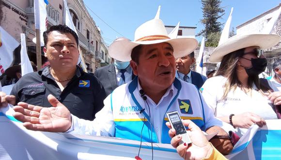 Rodolfo Aquepucho postuló en el 2014 con el partido Vamos Perú del exalcalde del Callao Juan Sotomayor, quien además es  investigado por el presunto delito de crimen organizado. (Foto: GEC)