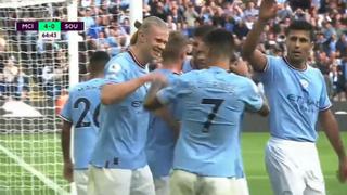 Erling Haaland está imparable: así fue su nuevo gol en Manchester City (VIDEO)
