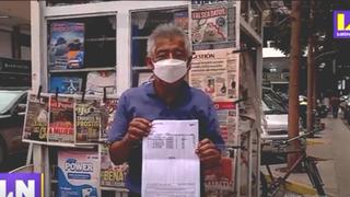 Vendedor de periódicos sufre el robo de sus ahorros y ahora está endeudado con más de S/5 mil (VIDEO)