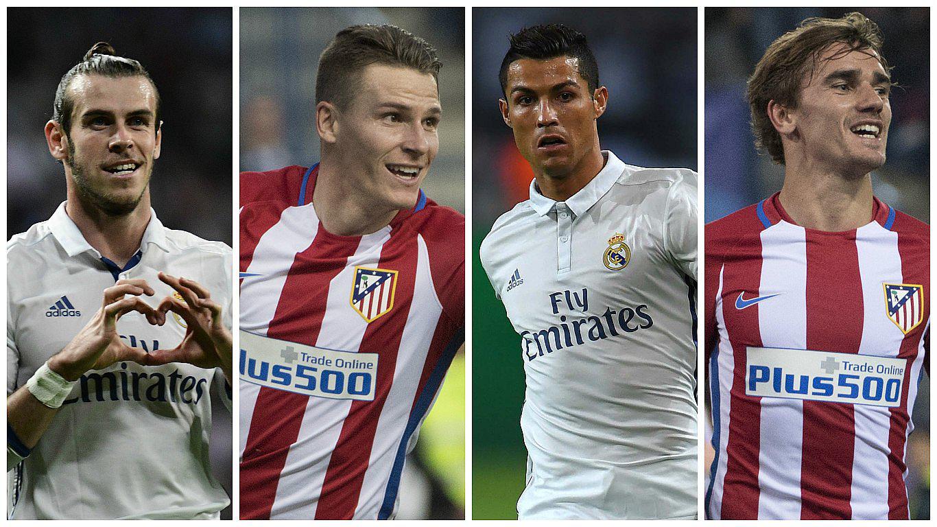 Atlético Madrid vs Real Madrid: Así será el duelo entre sus delanteros