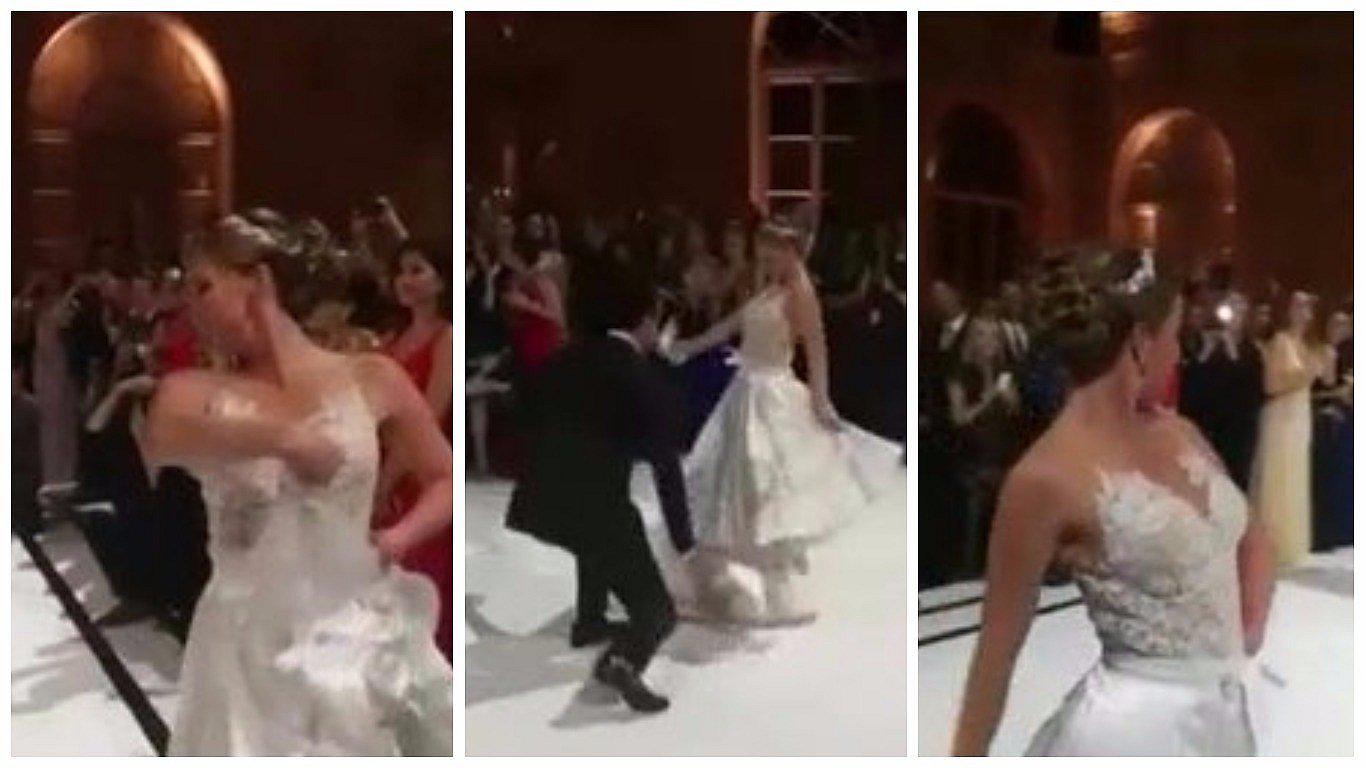 Luciana León deslumbró bailando marinera con su flamante esposo (VIDEO)