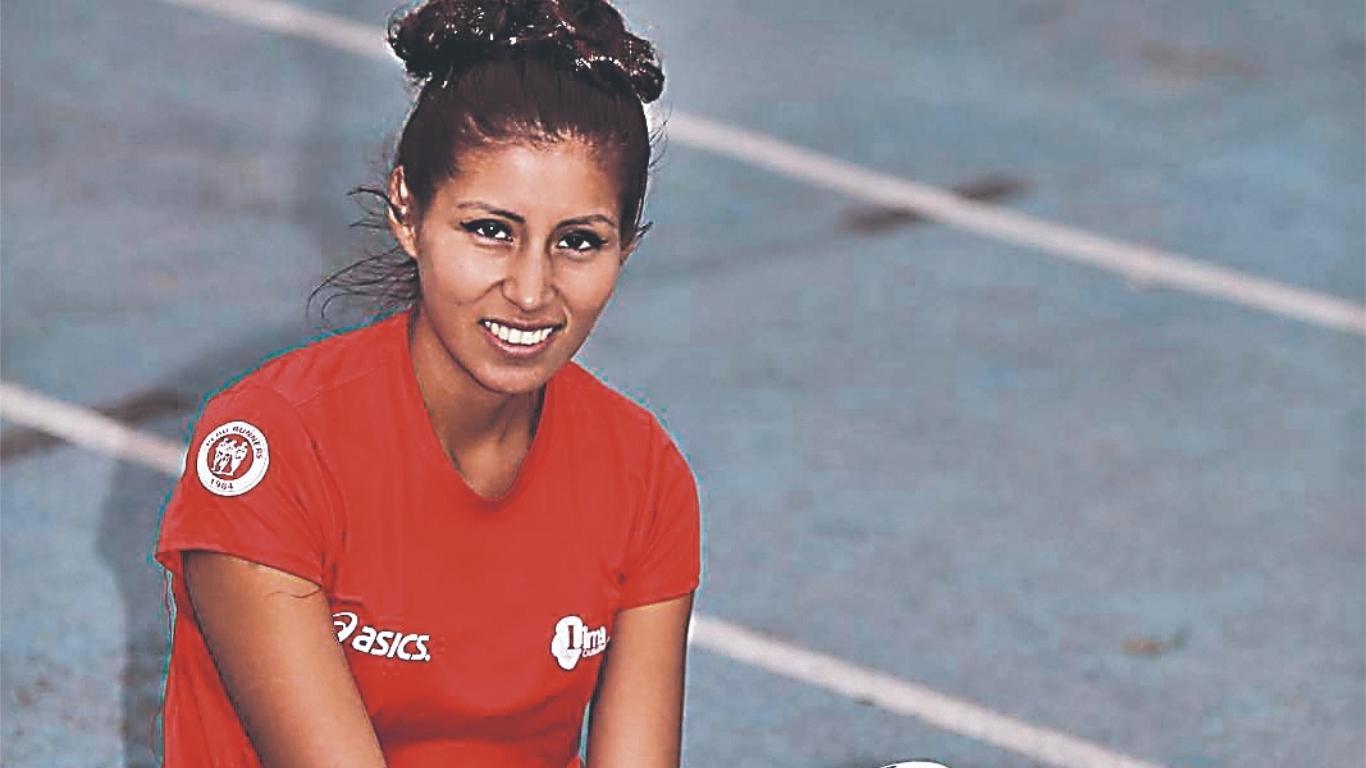 Kimberly García, marchista peruana. Foto: Eddy Lozano