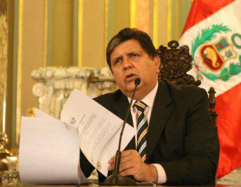 García anuncia bono de S/. 1,000