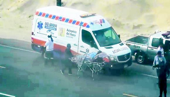 Nuevo Chimbote: Ambulancia choca cuando llevaba paciente