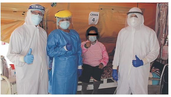 Chimbote: Madres de 77 y 56 años son dadas de alta en La Caleta luego de vencer el coronavirus  