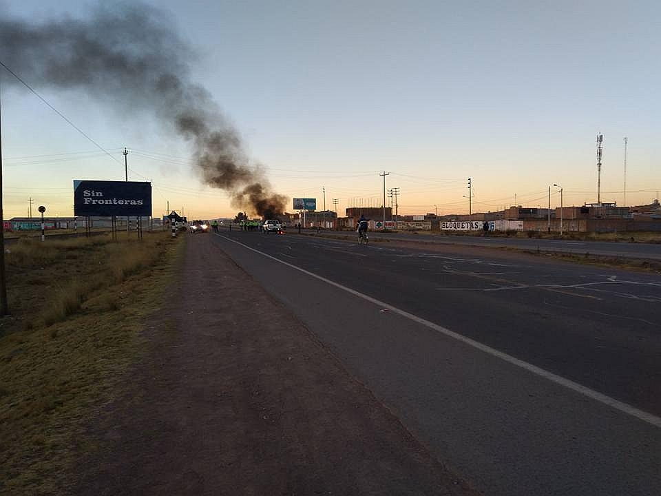 Juliaca paraliza hoy contra alcalde Marín y mañana contra presidente Vizcarra (VIDEO)