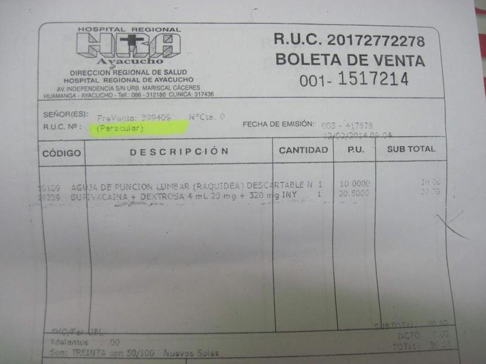 Advierten irregularidades en cobros a pacientes SIS