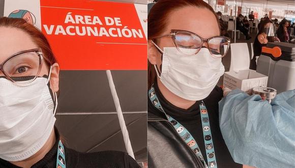 Natalia Salas confirmó que recibió la vacuna contra la COVID-19 en Perú. (Foto: @nataliasalasz)