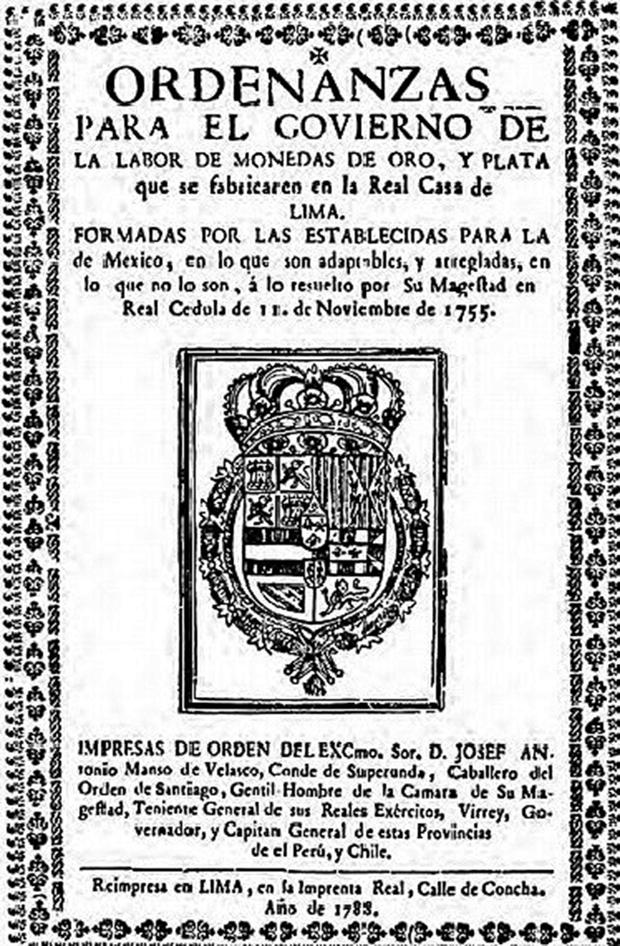 Mint Ordinance of 1755.