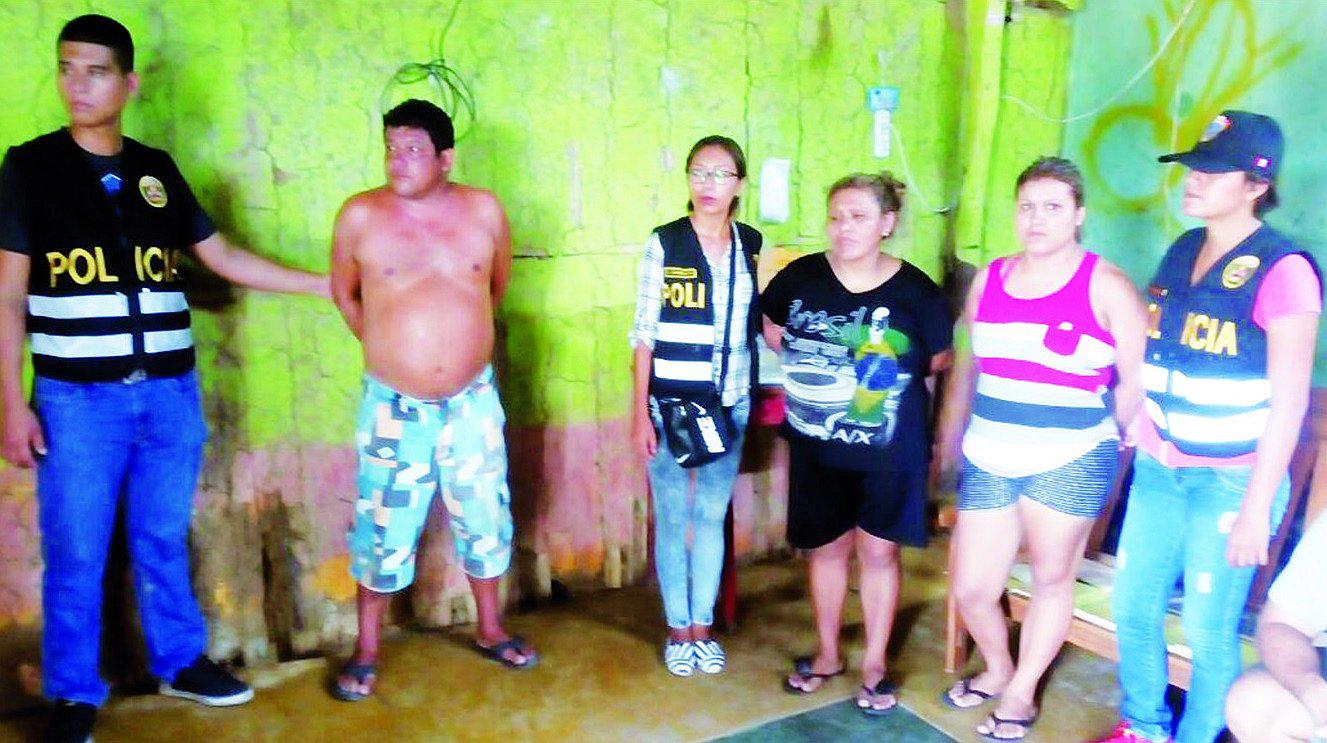 Detienen a tres integrantes del clan “Los Vidarte” con droga en el barrio San José