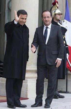 Presidente francés visitará Perú el 2015 por invitación de Humala