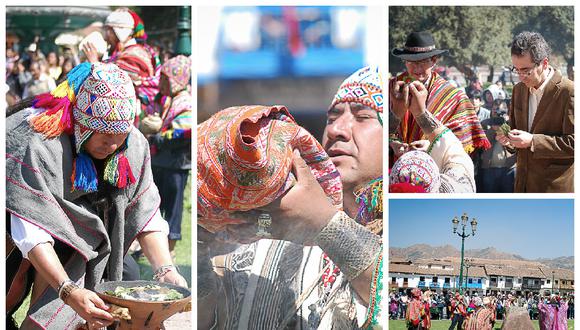 Cusco: mes de la Pachamama inicia con pago a la Tierra a cargo de sacerdotes andinos